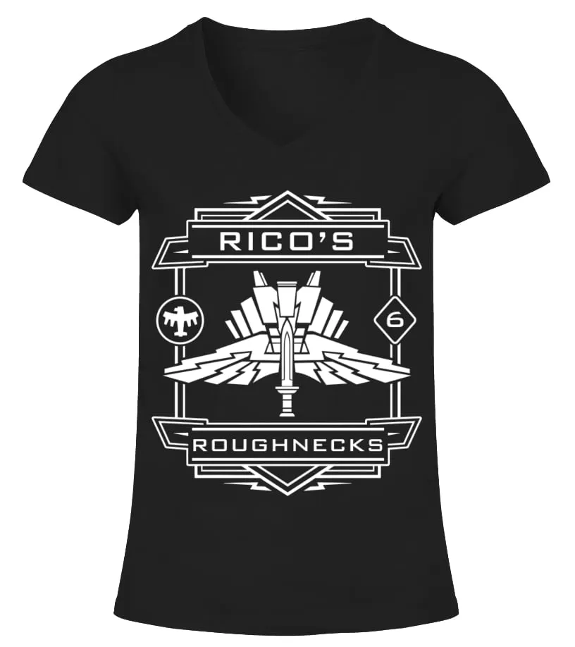 020 Starship Troopers 1997 BK Camiseta cuello pico Mujer