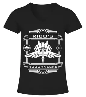 020 Starship Troopers 1997 BK Camiseta cuello pico Mujer