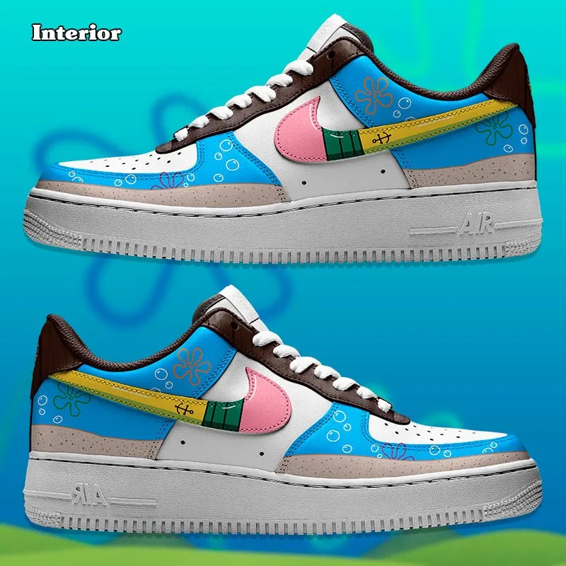 Air Force 1 x Bob Esponja vs Trazo