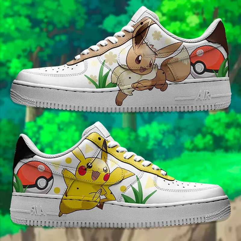 Air Force 1 x Pikachu y Eevee