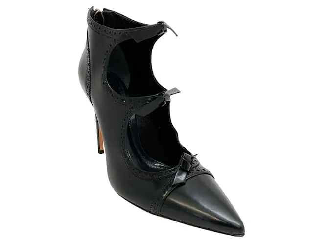 Alexandre Birman Zapatos Oxford Louise de cuero negro 