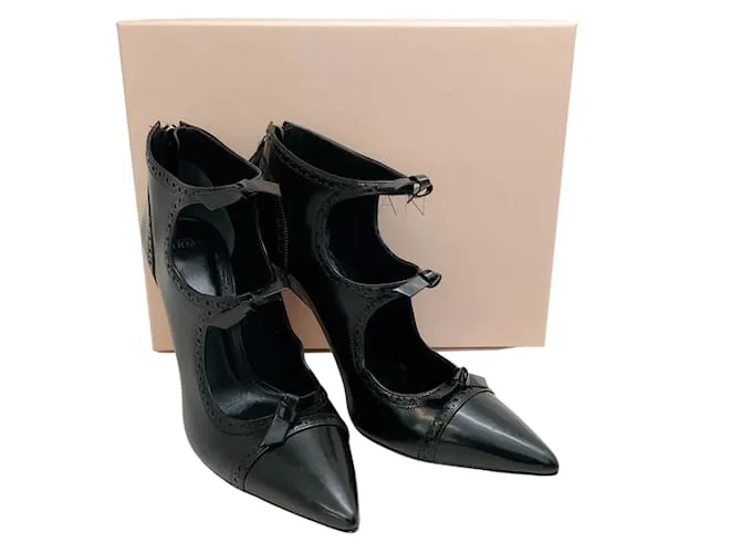 Alexandre Birman Zapatos Oxford Louise de cuero negro 