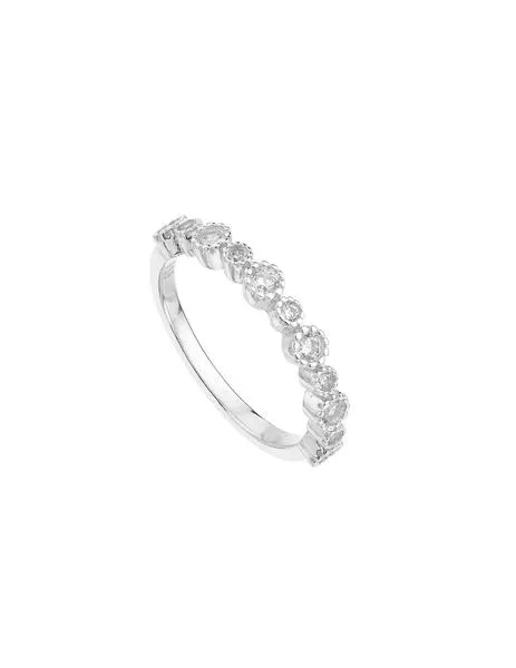 anillo itemporality corona plata