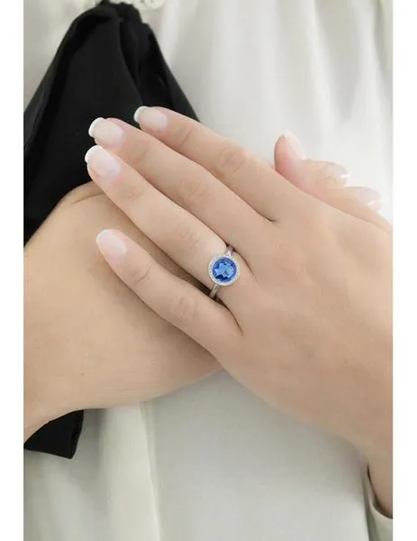 anillo morellato cuore blue