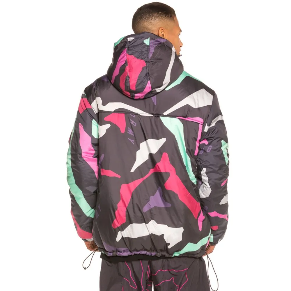 Anorak reversible Grimey Mysterious Vibes Reversible FW19 Wine