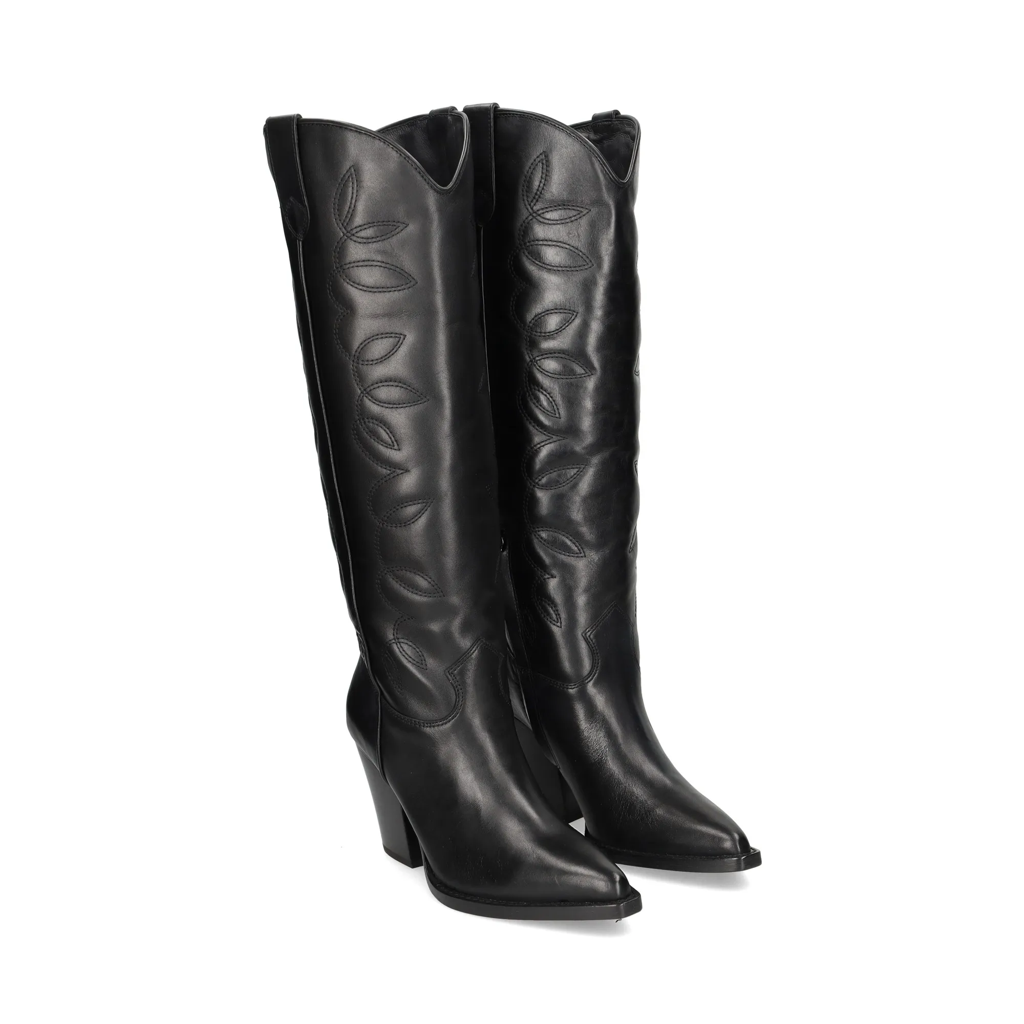 ASH Botas con tacón de Mujer 01 BLACK