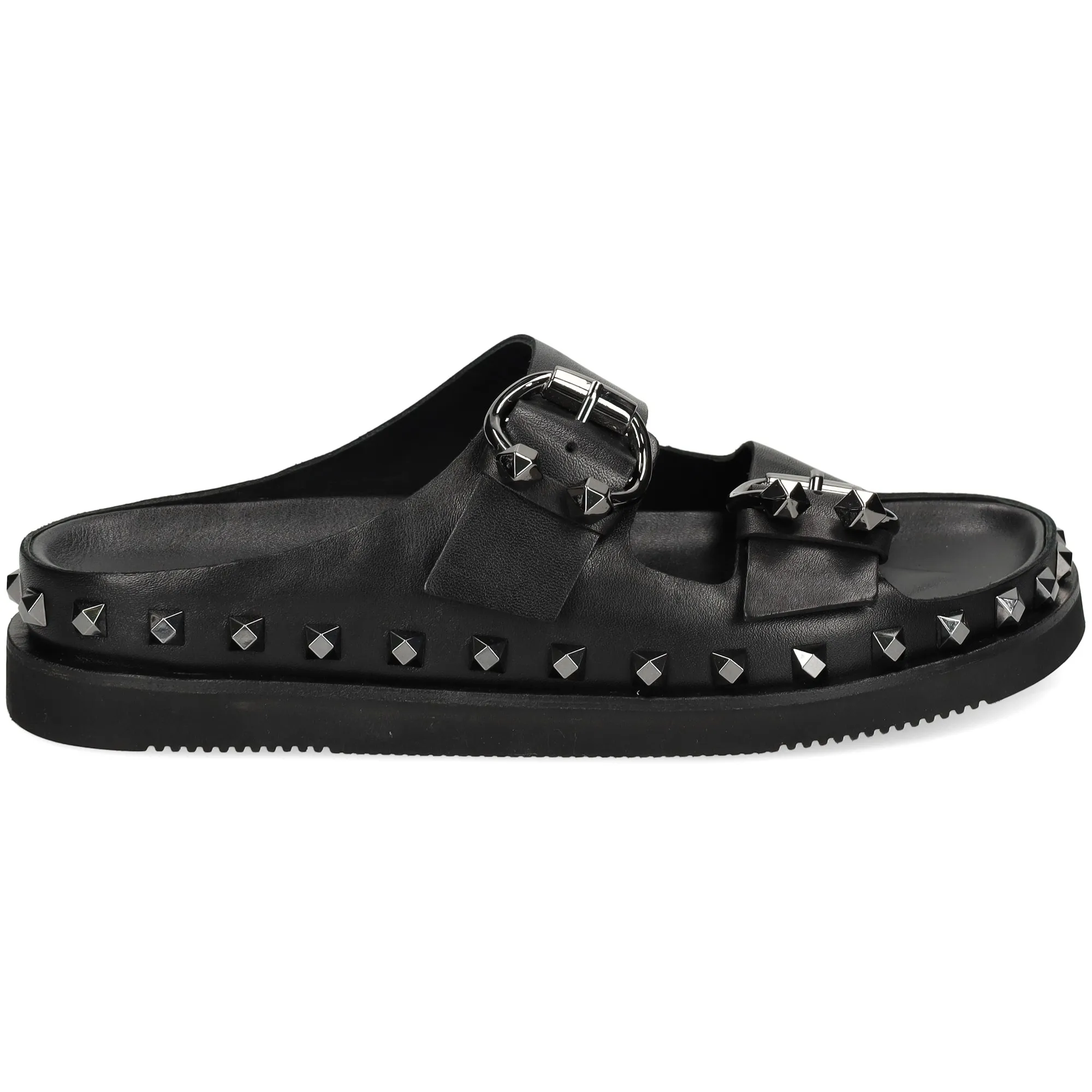 ASH Sandalias planas de Mujer 01 BLACK /DARKG