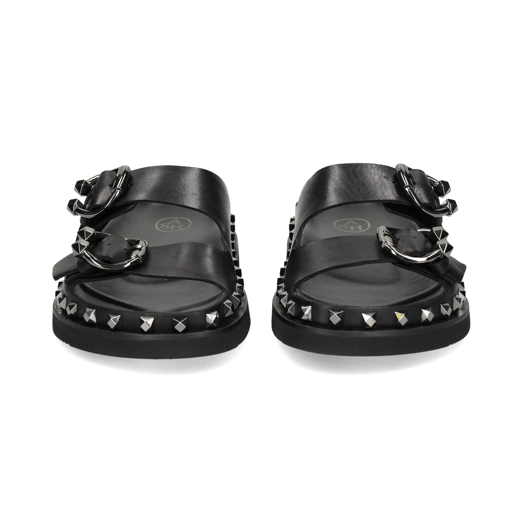 ASH Sandalias planas de Mujer 01 BLACK /DARKG