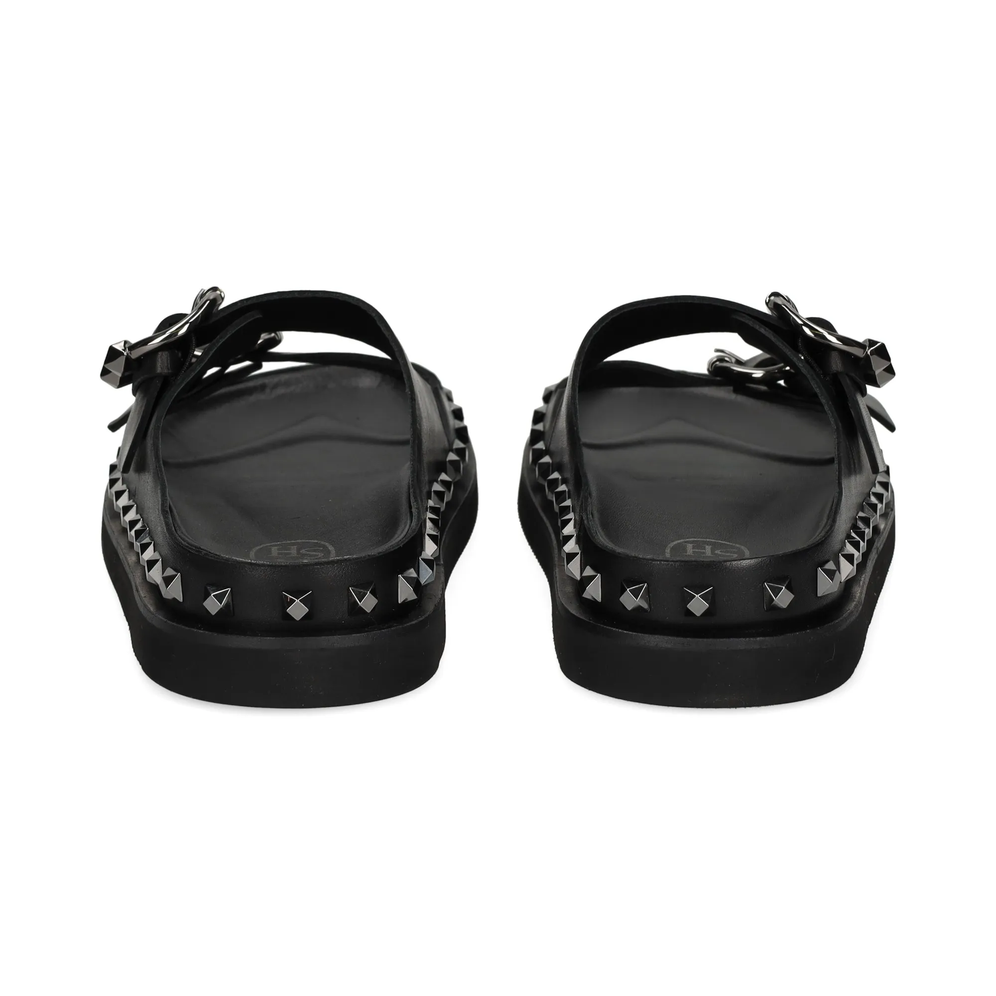 ASH Sandalias planas de Mujer 01 BLACK /DARKG