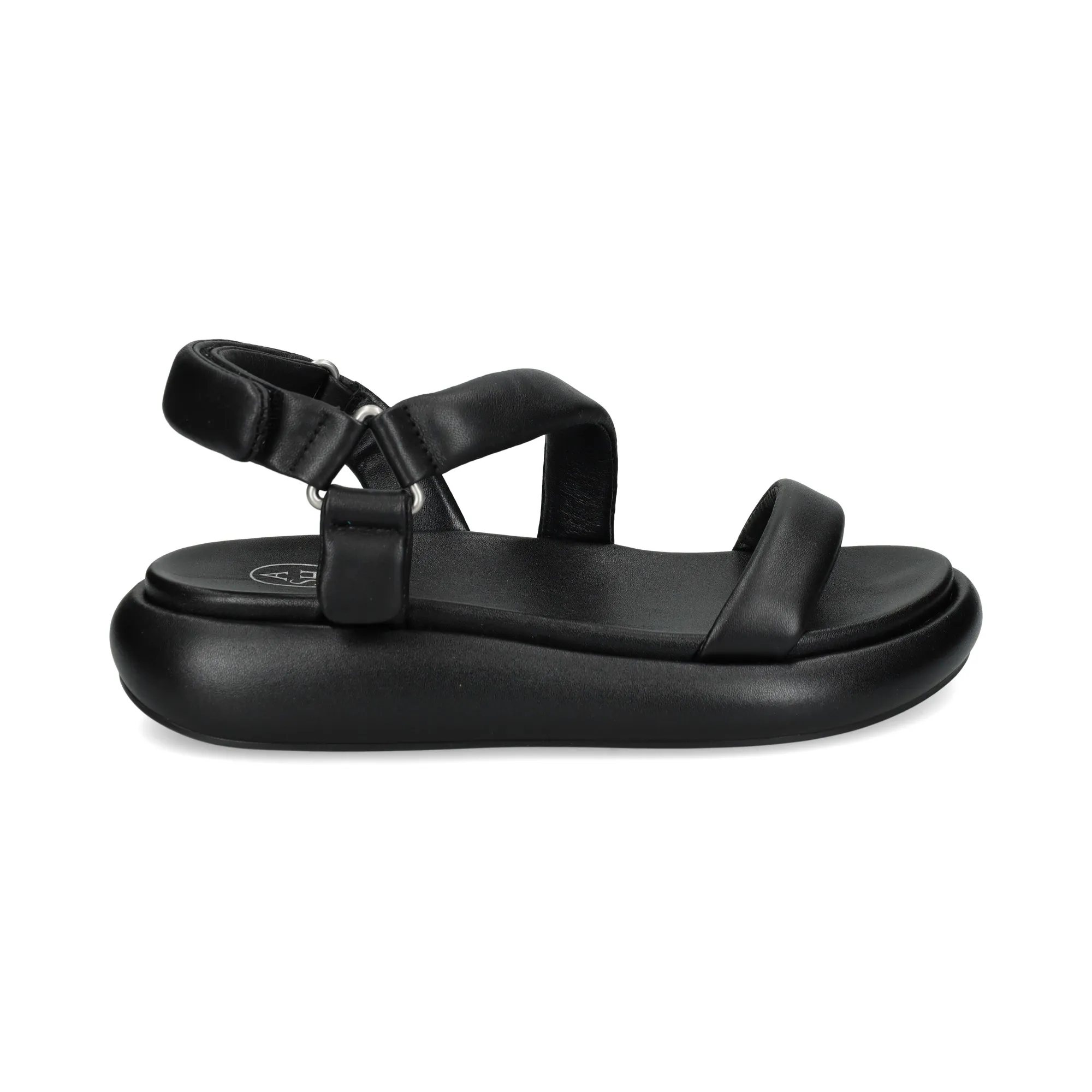 ASH Sandalias planas de Mujer 01 BLACK