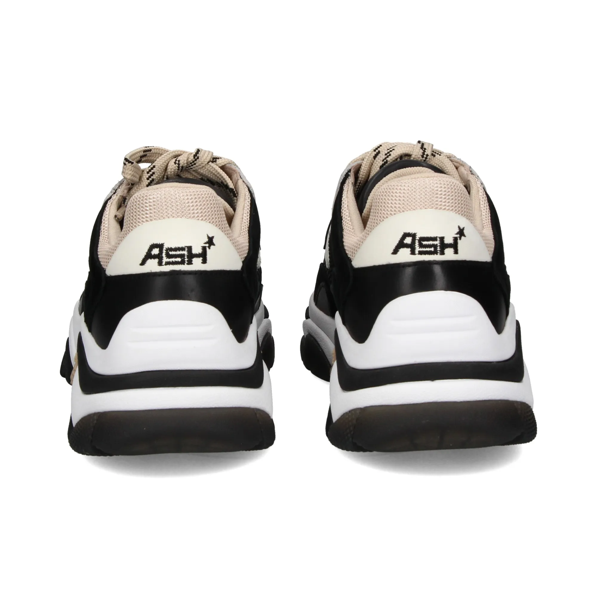 ASH Zapatillas de Mujer 03 BLK/PRISTINE