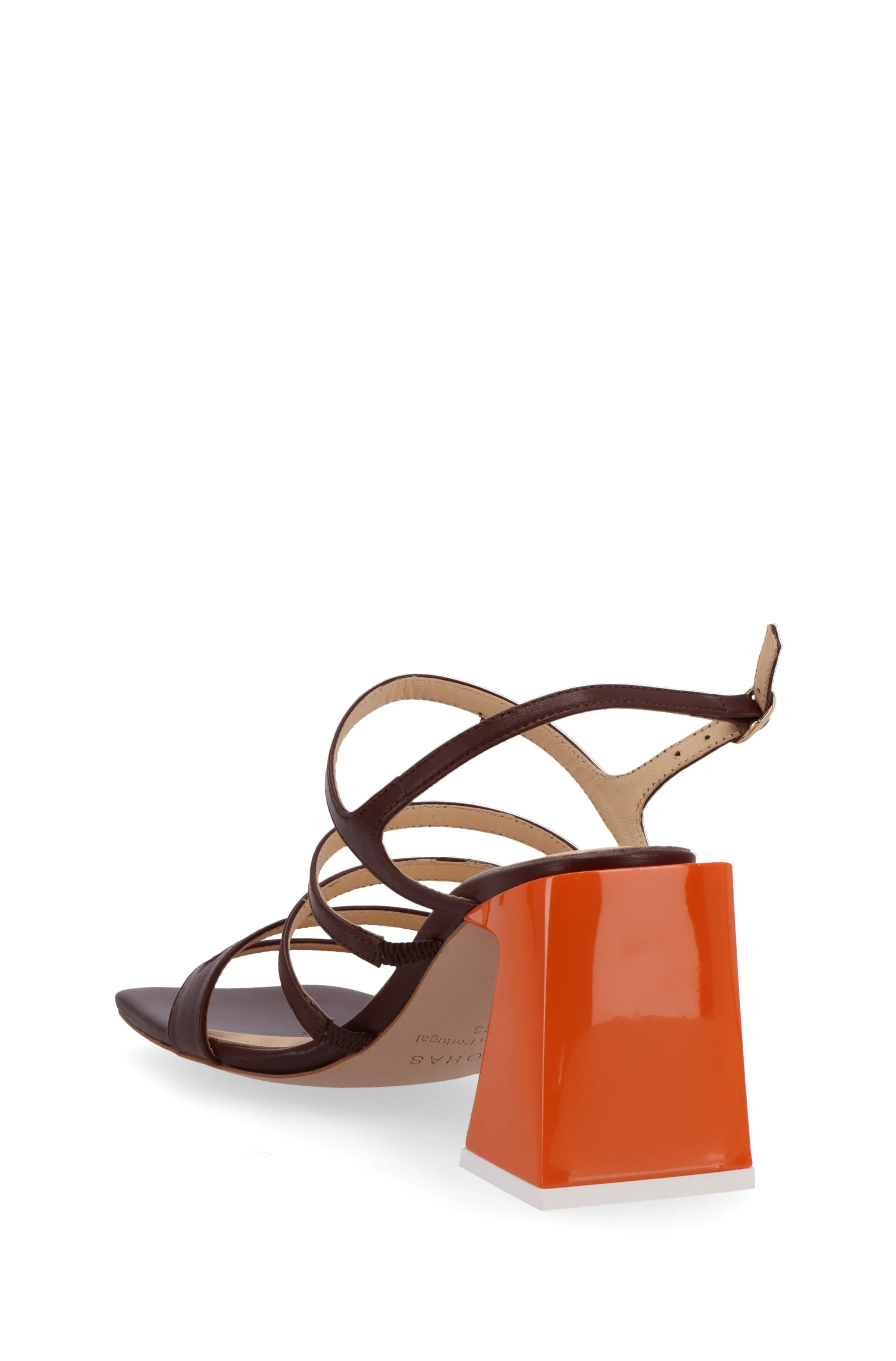 Aubrey Brown Leather Sandals