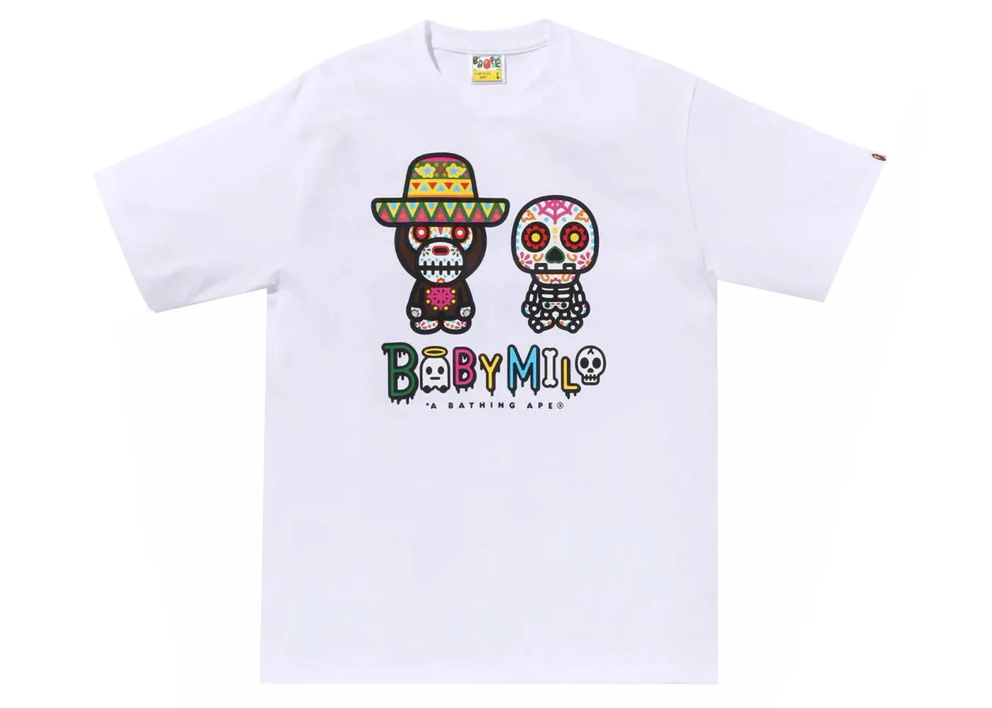 BAPE BAPE Halloween Baby Milo Tee White