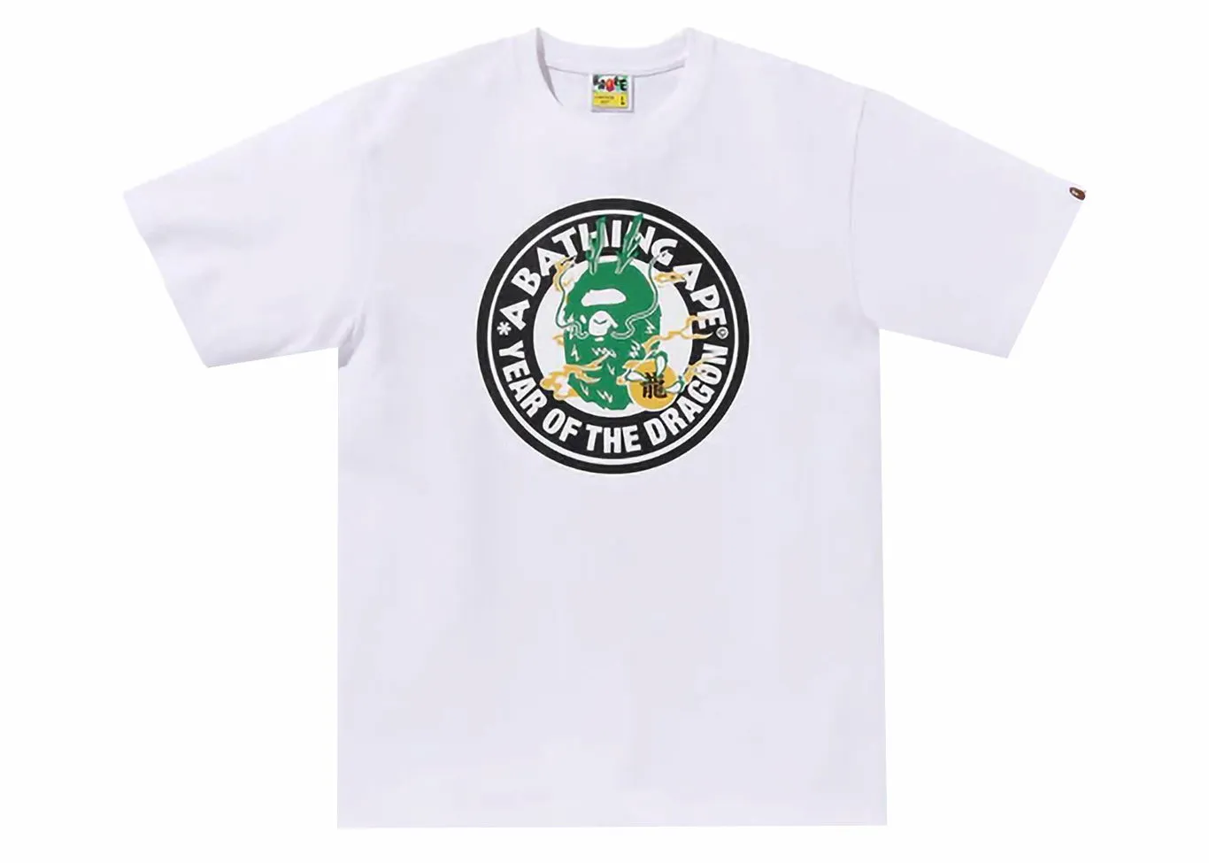 BAPE BAPE Year Of The Dragon Tee White