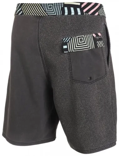 Bañador corto RIP CURL surfero para hombre GEO VIBES 19″ Boardshorts Black Ref. CBOCS4 negro/azul