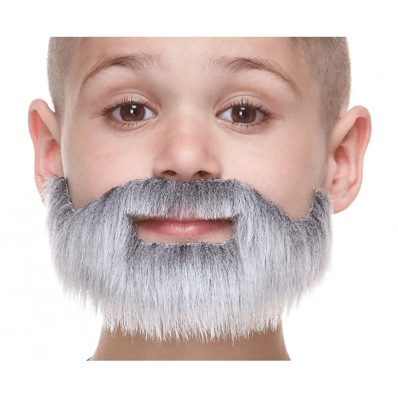 Beard for Kids, Grey and White