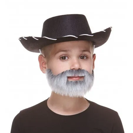 Beard for Kids, Grey and White