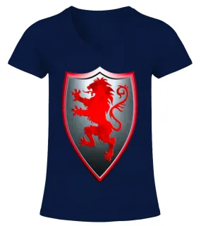 Best Seller - Knights Templars Crusaders Camiseta cuello pico Mujer