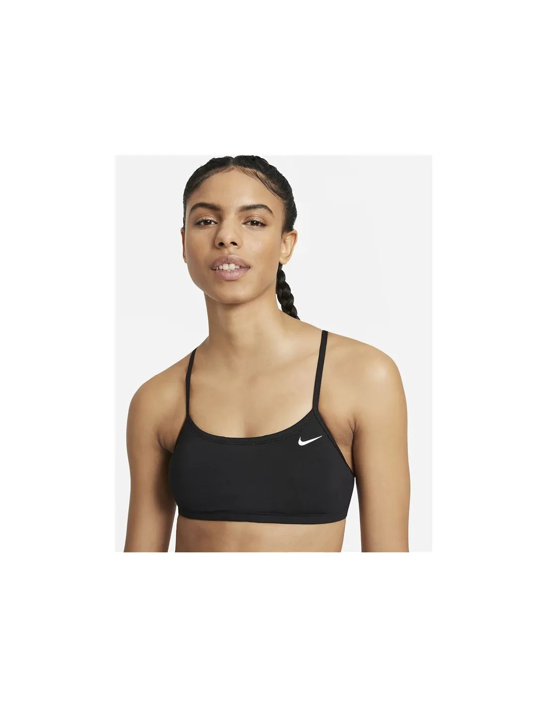 Bikini Nike Swim Racerback Mujer Negro