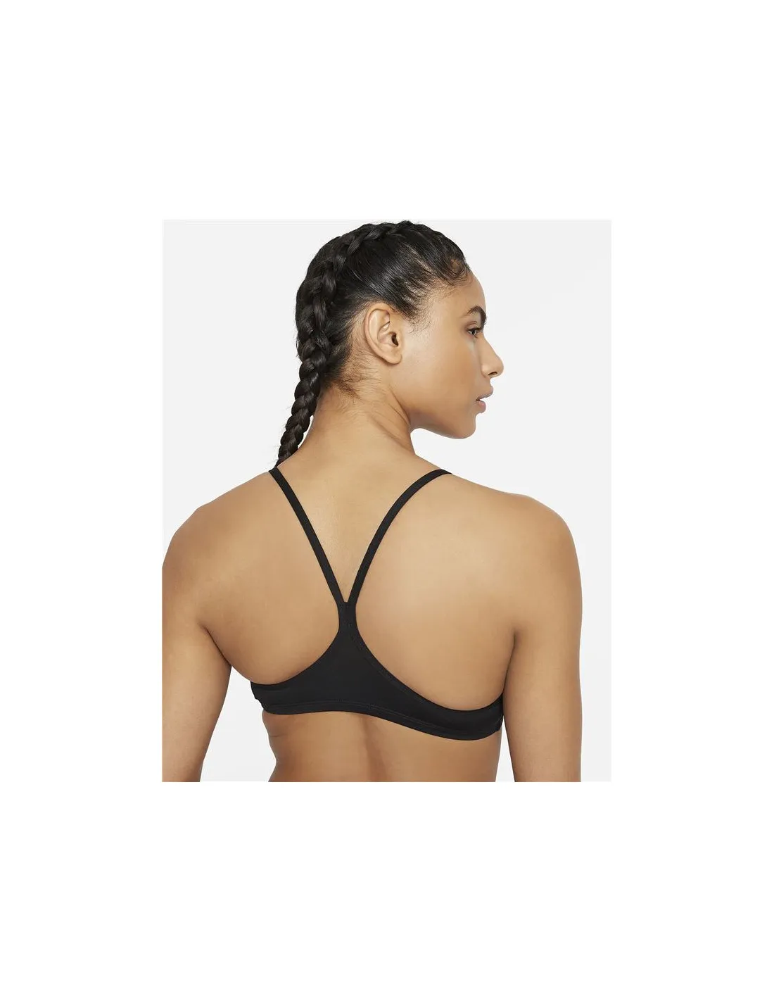 Bikini Nike Swim Racerback Mujer Negro