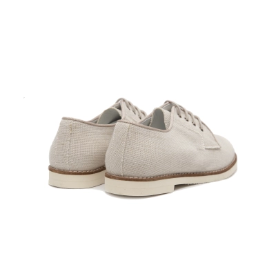 Blucher comunion niño lino beige