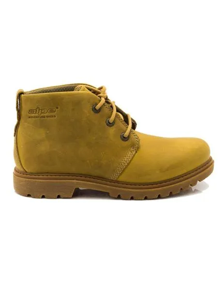 botin alpe de piel amarillo 2055 09 36