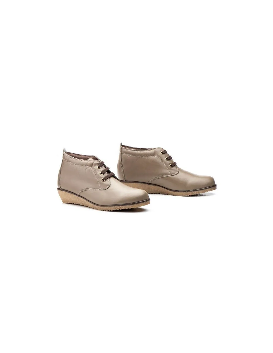 Botines Mujer Cómodos Taupe