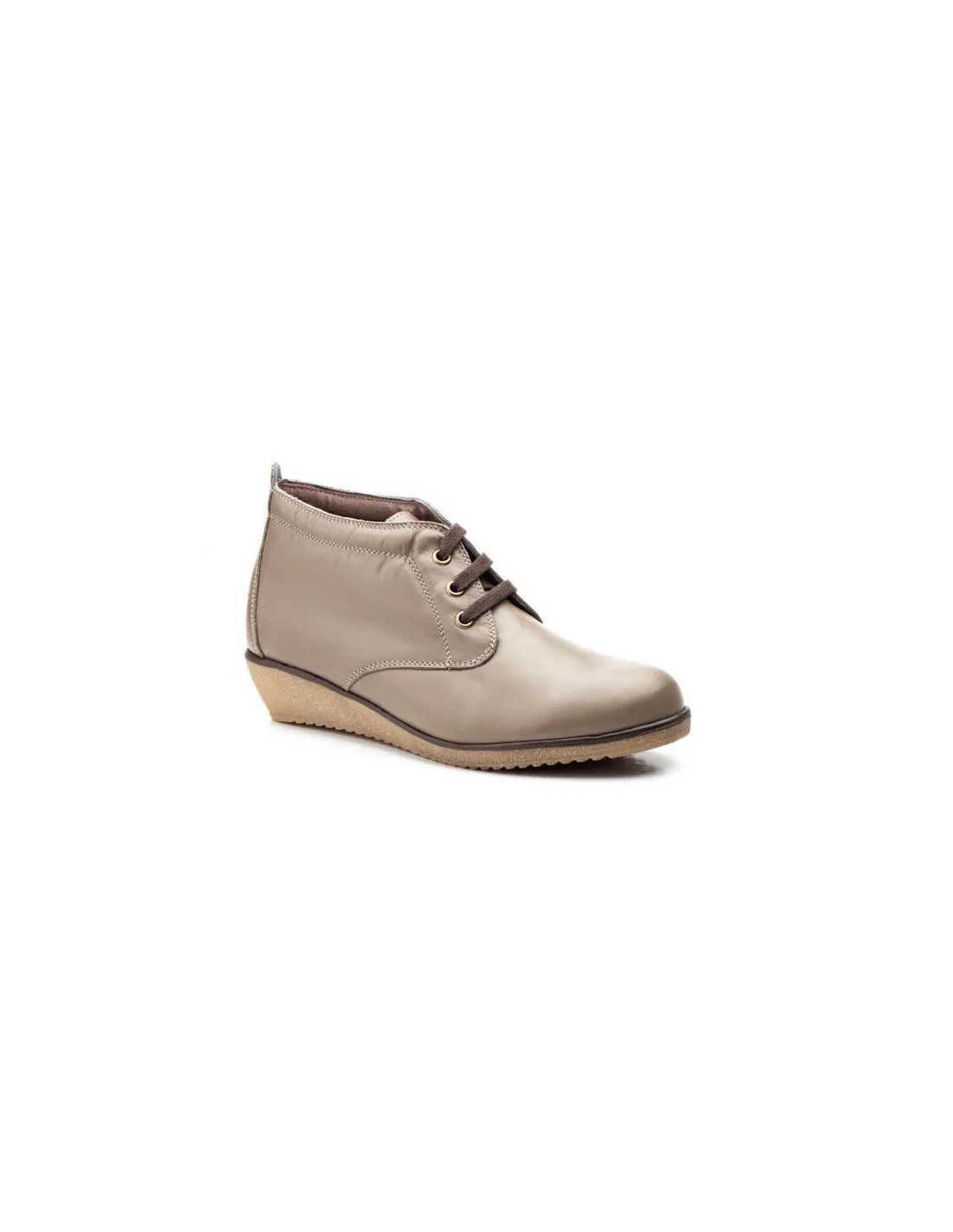 Botines Mujer Cómodos Taupe