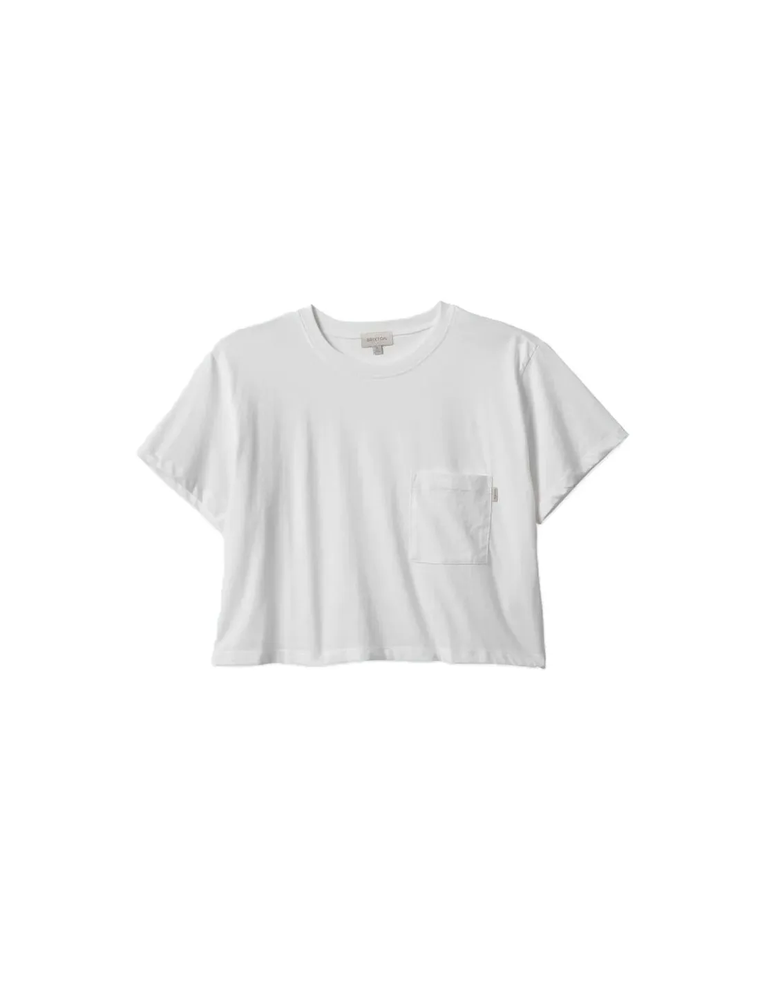 BRIXTON CAREFREE POCKET TEE WHITE