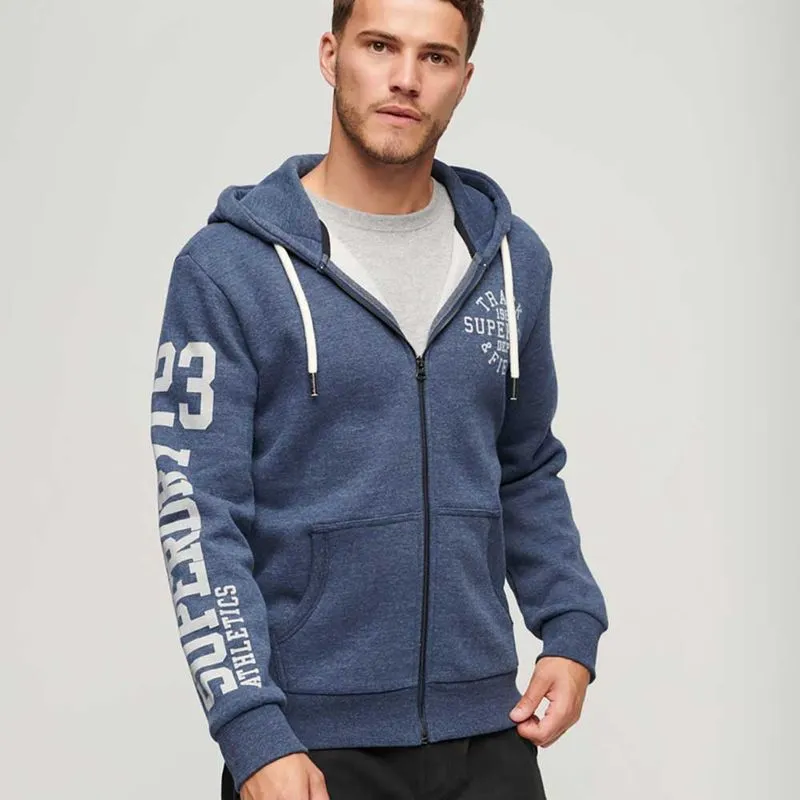 Buzo Abierto Para Hombre Athletic Coll Graphic Superdry