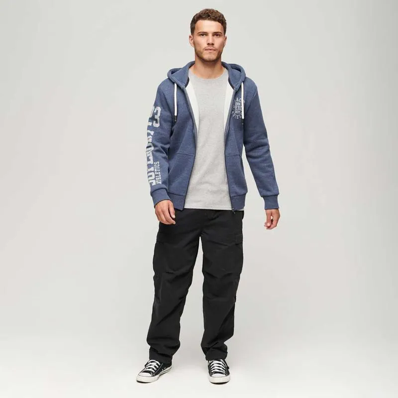 Buzo Abierto Para Hombre Athletic Coll Graphic Superdry