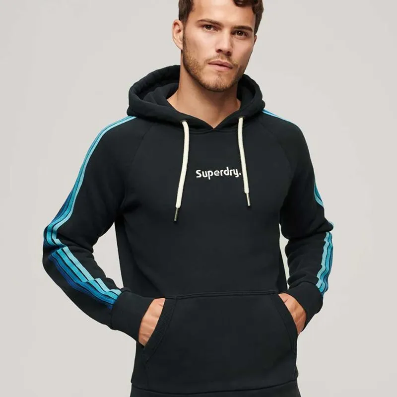 Buzo Cerrado Para Hombre Terrain Stripe Logo Superdry