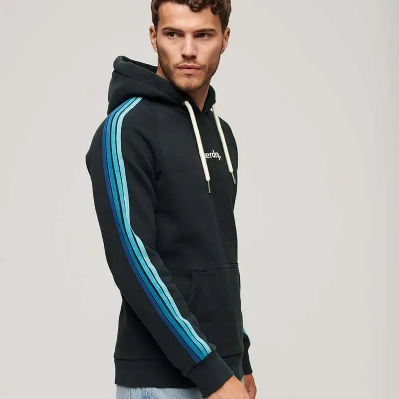 Buzo Cerrado Para Hombre Terrain Stripe Logo Superdry