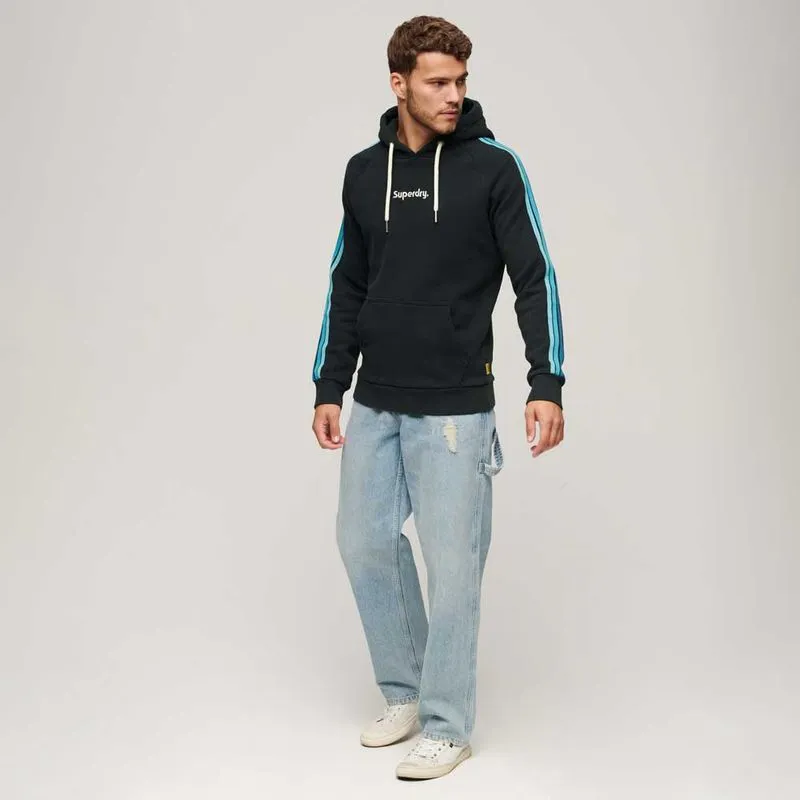 Buzo Cerrado Para Hombre Terrain Stripe Logo Superdry