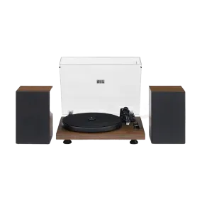 C62 2 Speed Turntable System,brown. Crosley