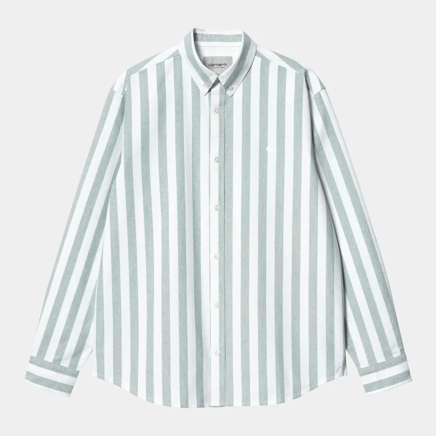 Camisa Carhartt Wip Dillion Stripe Para Hombre