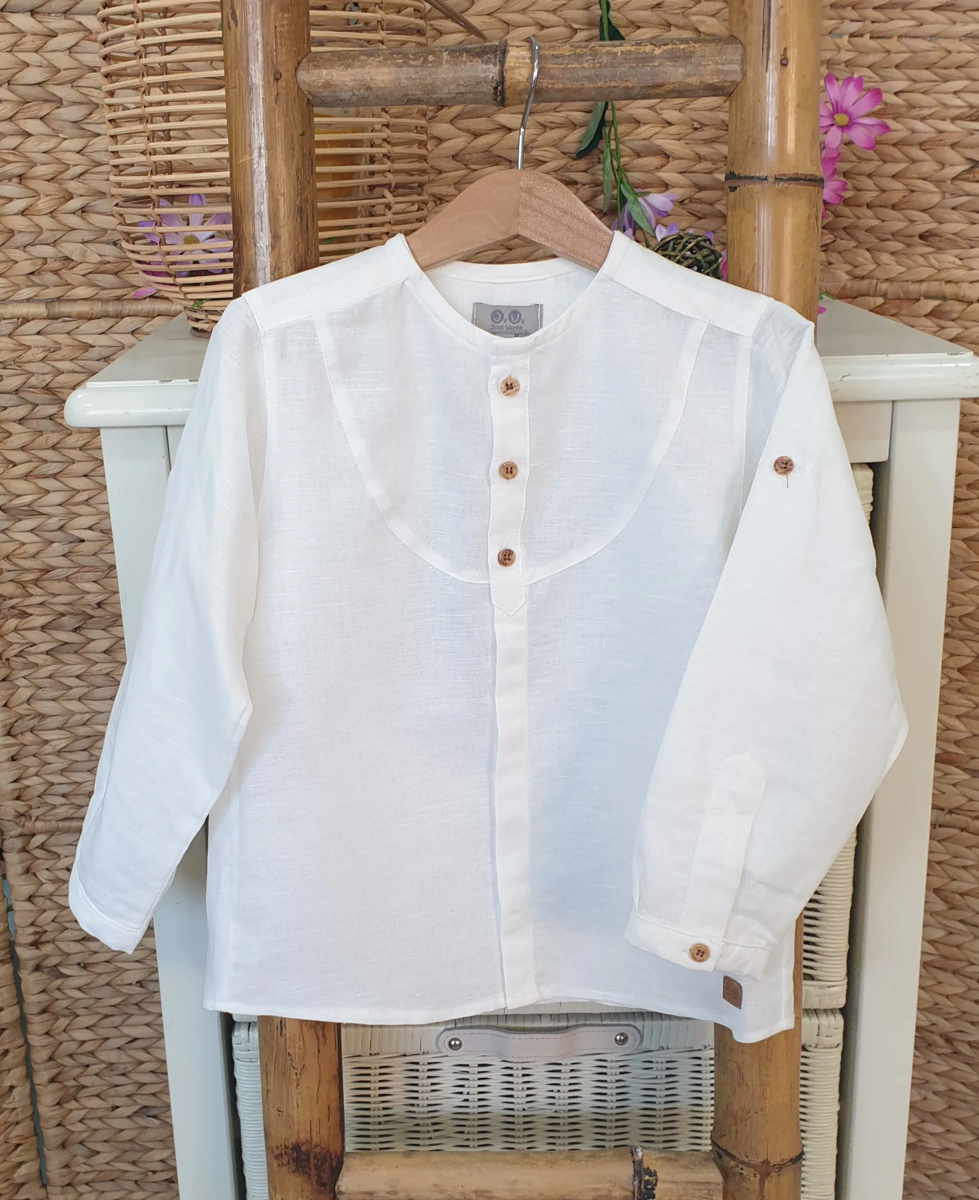 Camisa museta niño cruda JV R130440