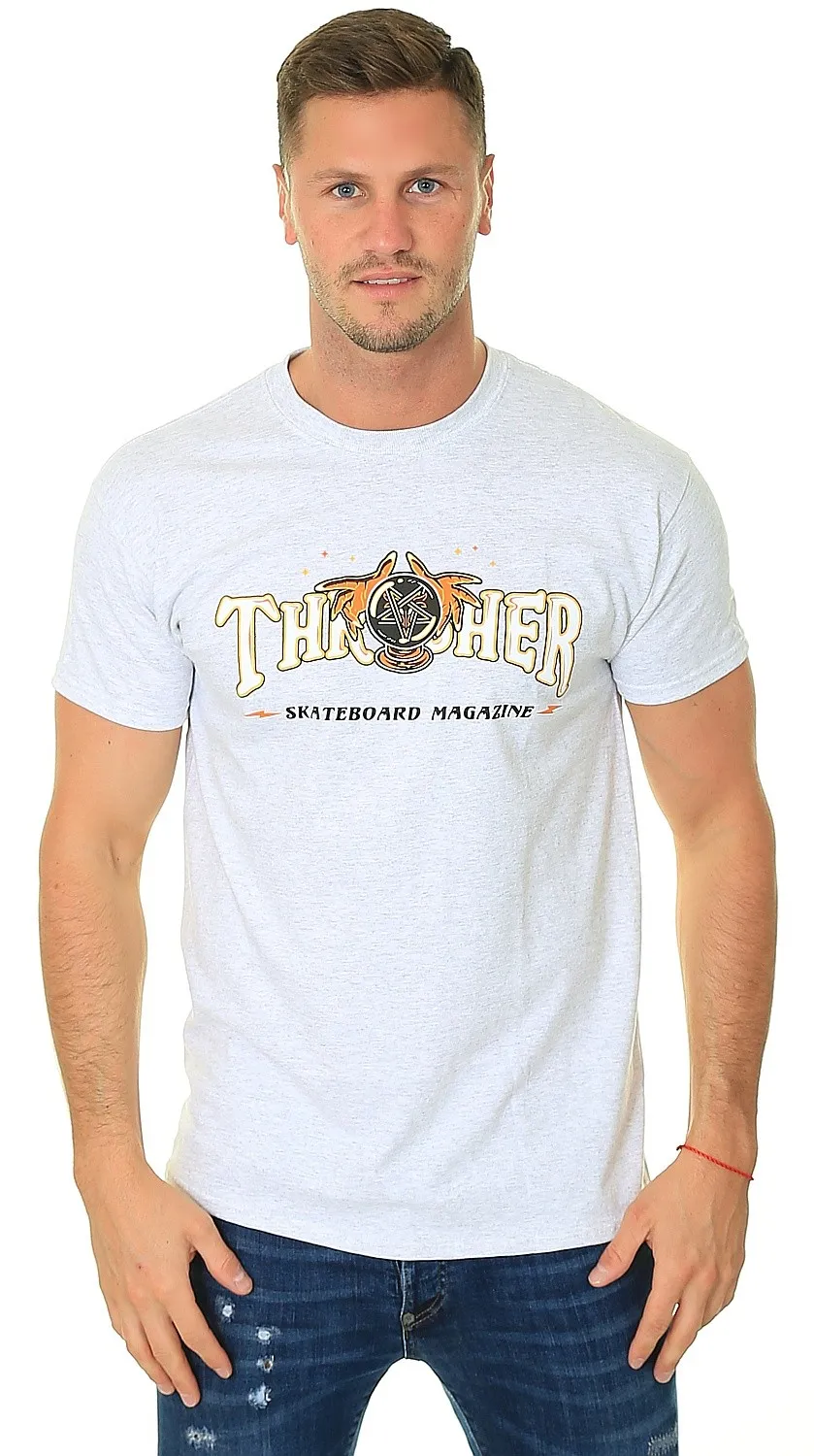 camisa Thrasher Fortune Logo - Ash Grey - men´s