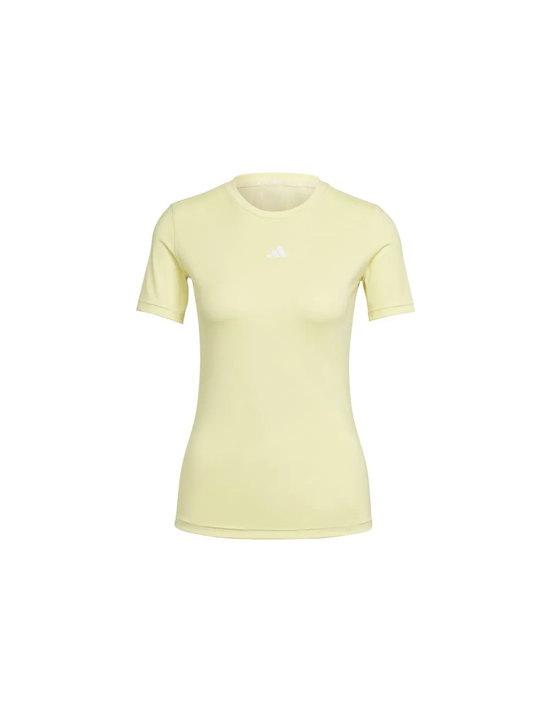 Camiseta de manga corta adidas Techfit Training Mujer Yellow