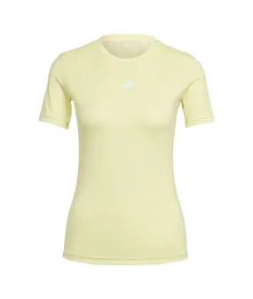 Camiseta de manga corta adidas Techfit Training Mujer Yellow