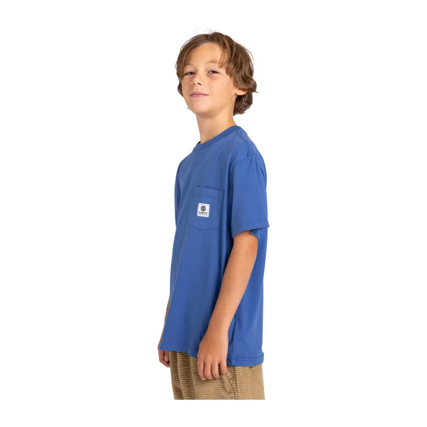 Camiseta Element Basic Pocket Para Niño