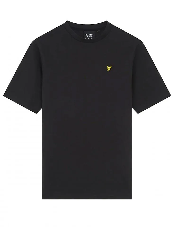 Camiseta Lyle & Scott Ski Slope Graphic para hombre Ajuste oversize negro hielo