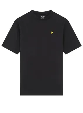 Camiseta Lyle & Scott Ski Slope Graphic para hombre Ajuste oversize negro hielo