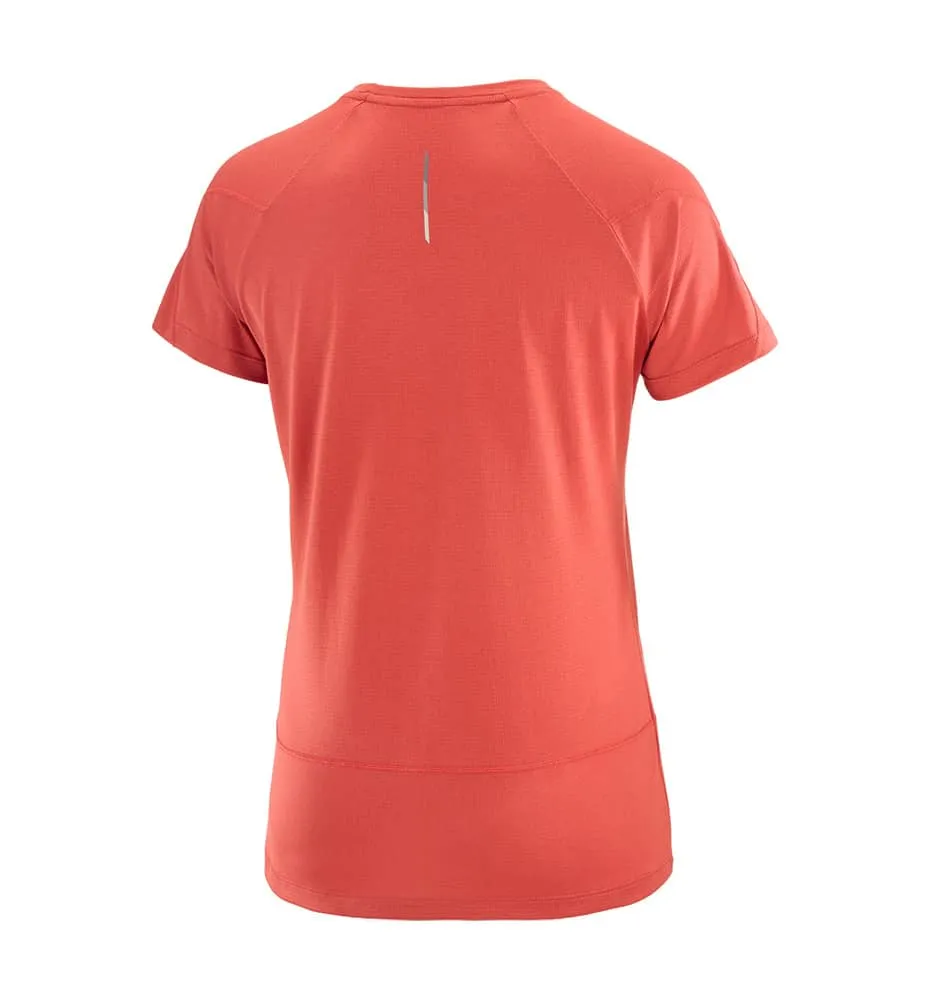 Camiseta M/c Trail_Mujer_SALOMON Cross Run Ss Tee W