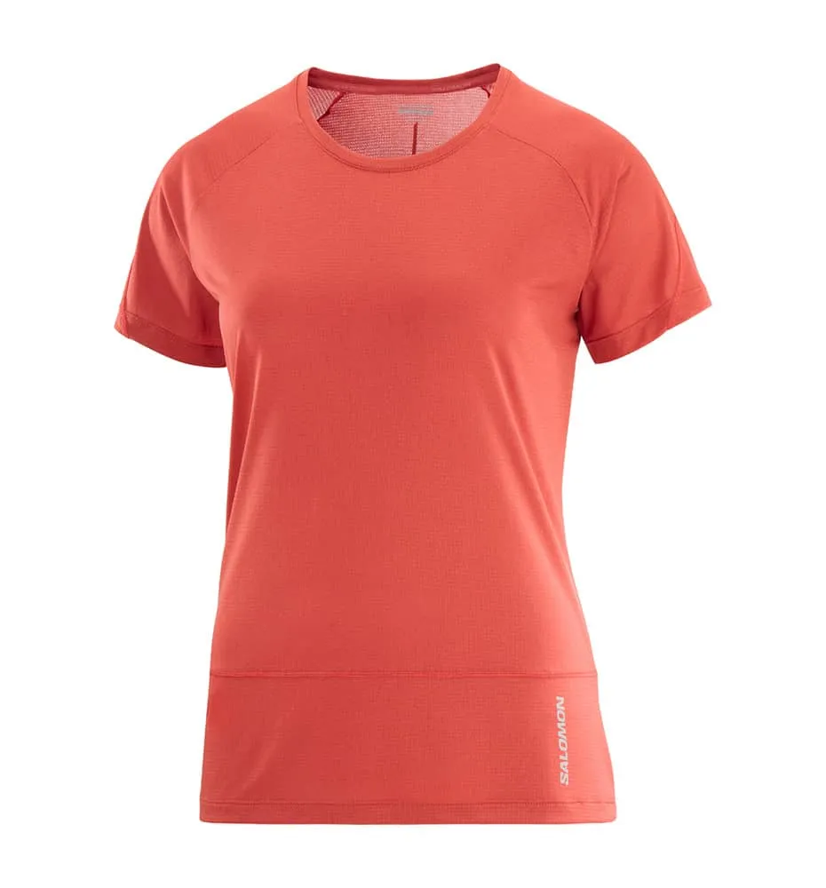 Camiseta M/c Trail_Mujer_SALOMON Cross Run Ss Tee W