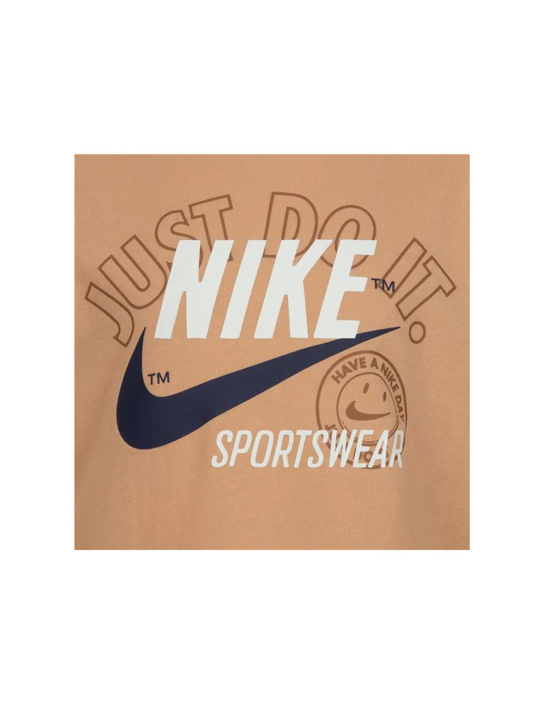 Camiseta Nike Retro Ss Niño Marrón