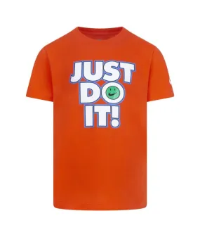 Camiseta Nike Smiley Just do it Ss Niño Rojo