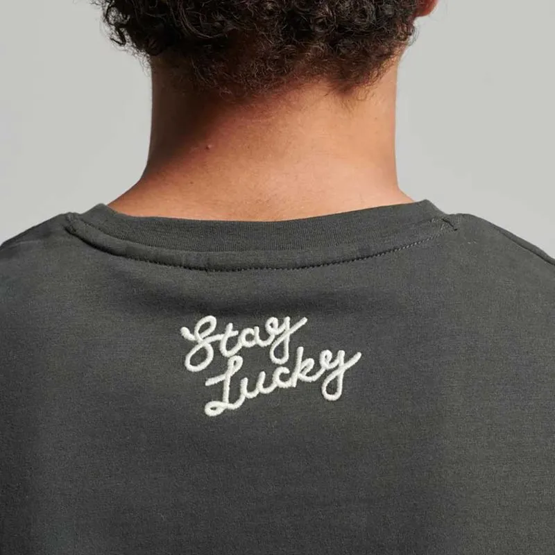 Camiseta Para Hombre Stay Lucky Graphic Superdry