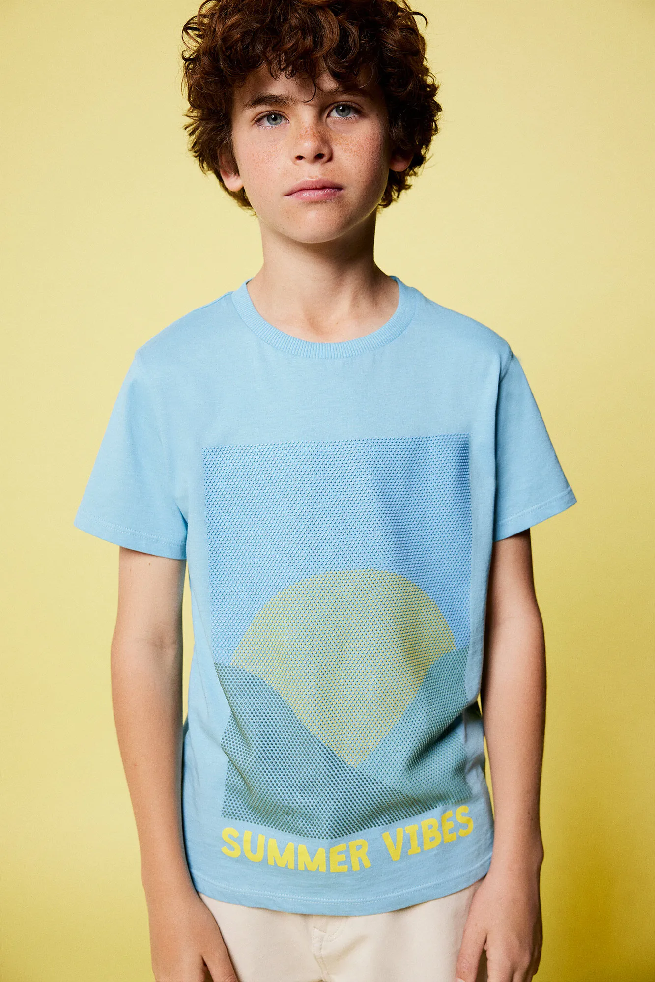 Camiseta "Summer vibes" niño