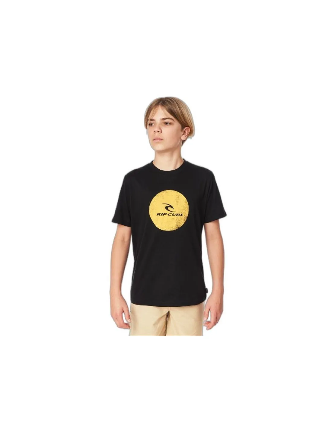 Camiseta Rip Curl Corp Icon Boys Black